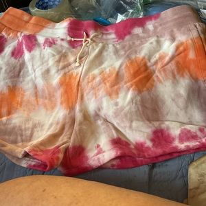New GoodThreads Women's XXL Drawstring Shorts Heritage Fleece Multi-Color